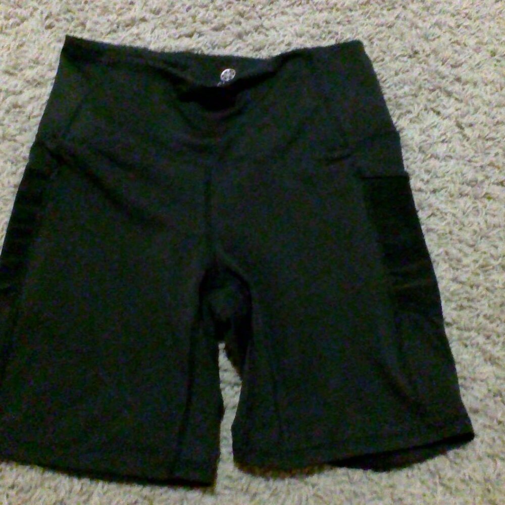 Black biker shorts
